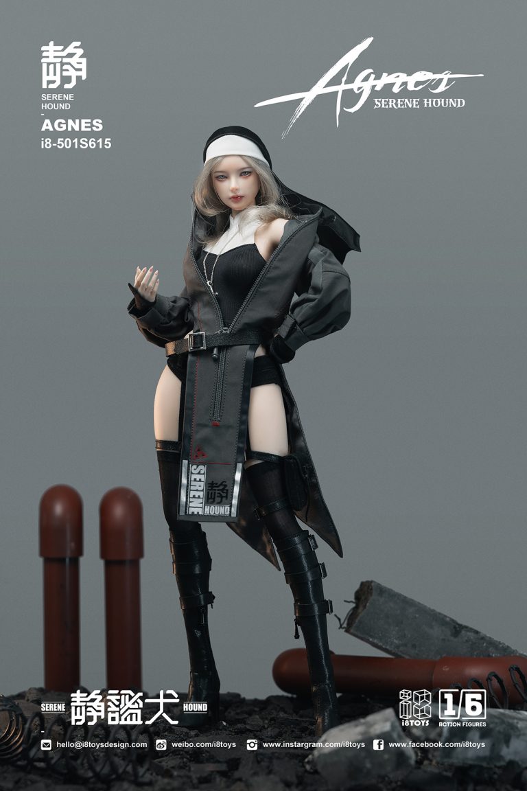 I8Toys - Original Quiet Dog AGNES I8-501S615 & Witch TERESA I8-501S616 (Licensed) 1/6 Action Figure-
