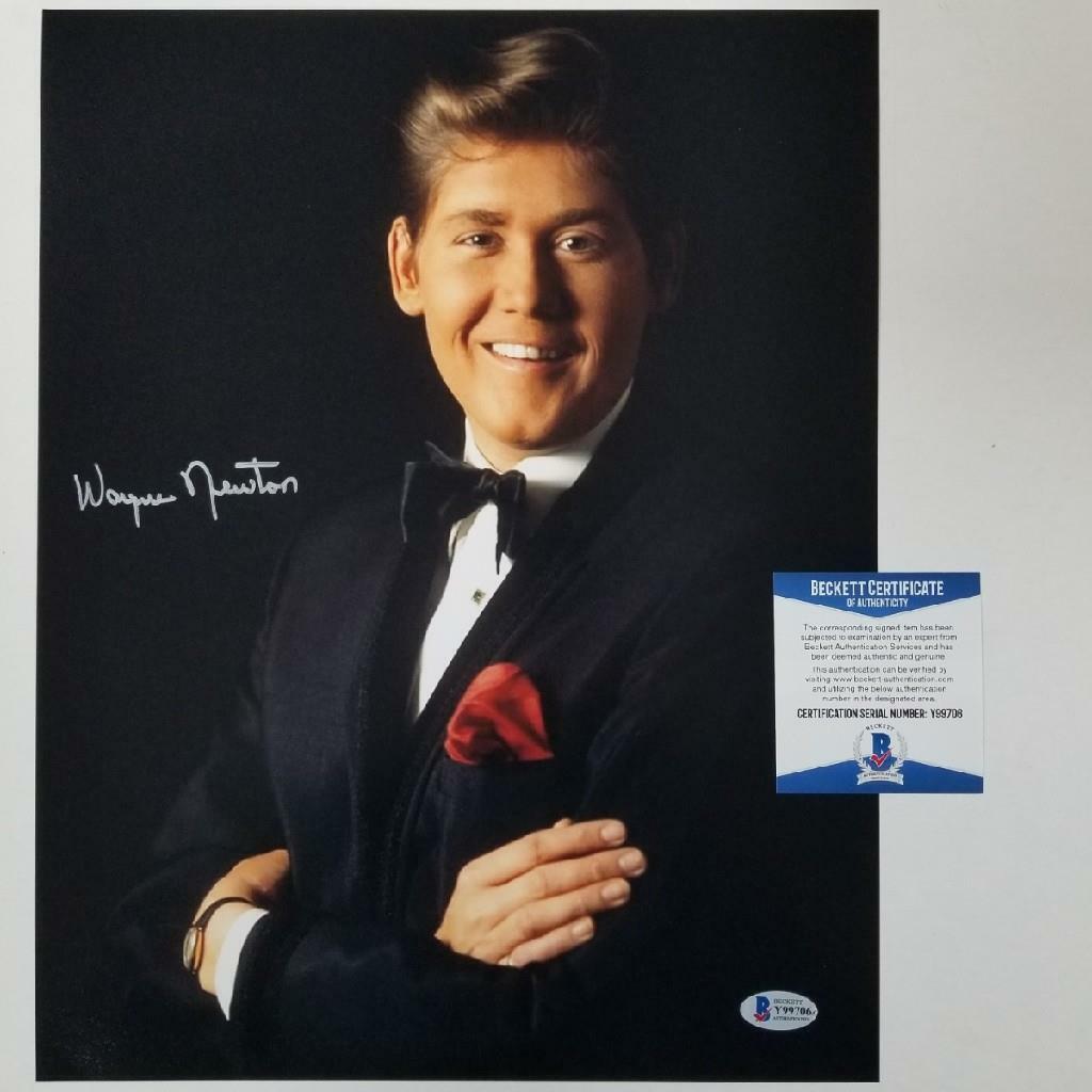 Wayne Newton signed 11x14 Photo Poster painting #2 Las Vegas Actor Singer Autograph ~ BAS COA