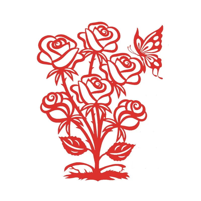 Rose Flower Butterfly Metal Cutting Dies For DIY Scrapbook Cutting Die Paper Cards Embossed Decorative Craft Die Cut New