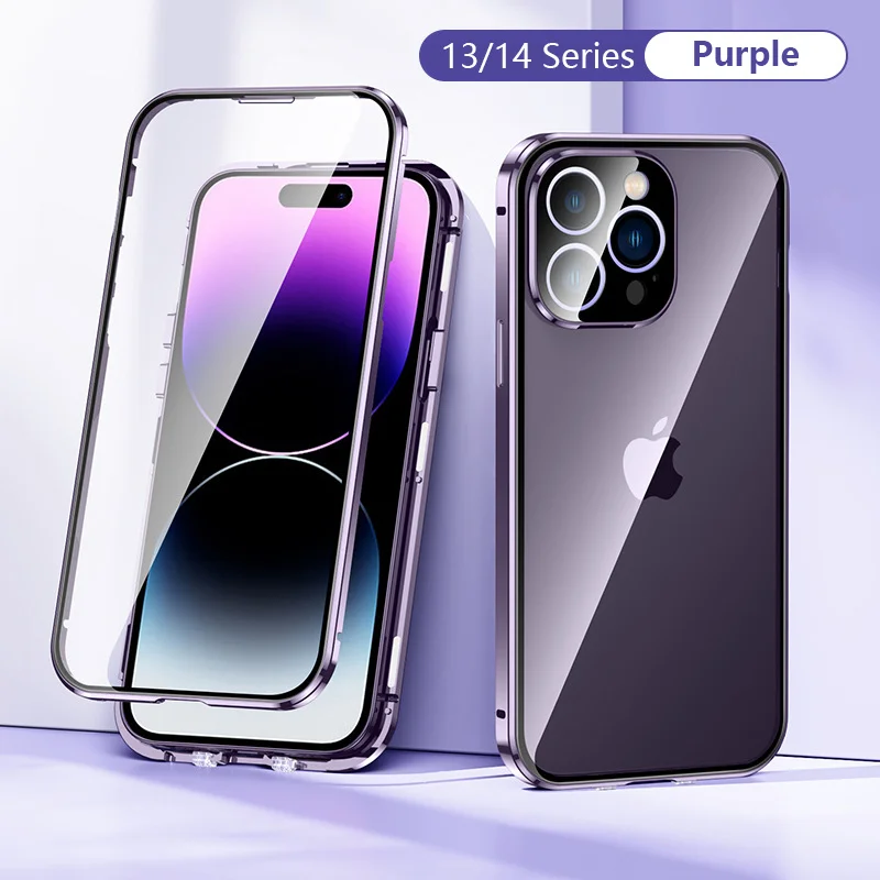 iPhone Privacy Double-sided Glass Phone Case