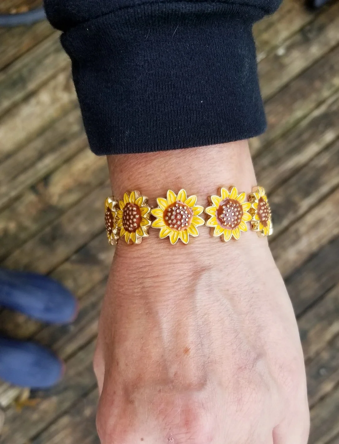 Women's Sunflower Adjustable Bracelet