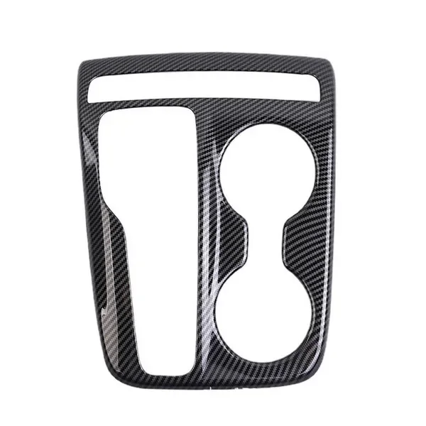 New Car Center Console Water Cup Panel For Hyundai Tucson 2021 NX4 Carbon Fiber Gear Shift Box Frame Trim Cover Interior