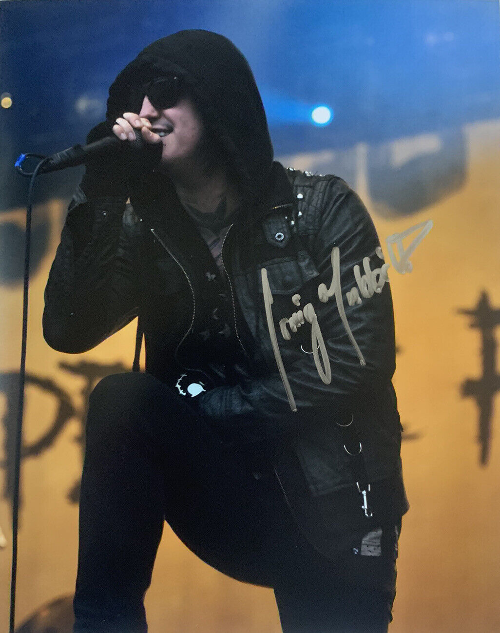 CRAIG MABBITT SIGNED 8x10 Photo Poster painting ESCAPE THE FATE SINGER AUTOGRAPH AUTHENTIC COA