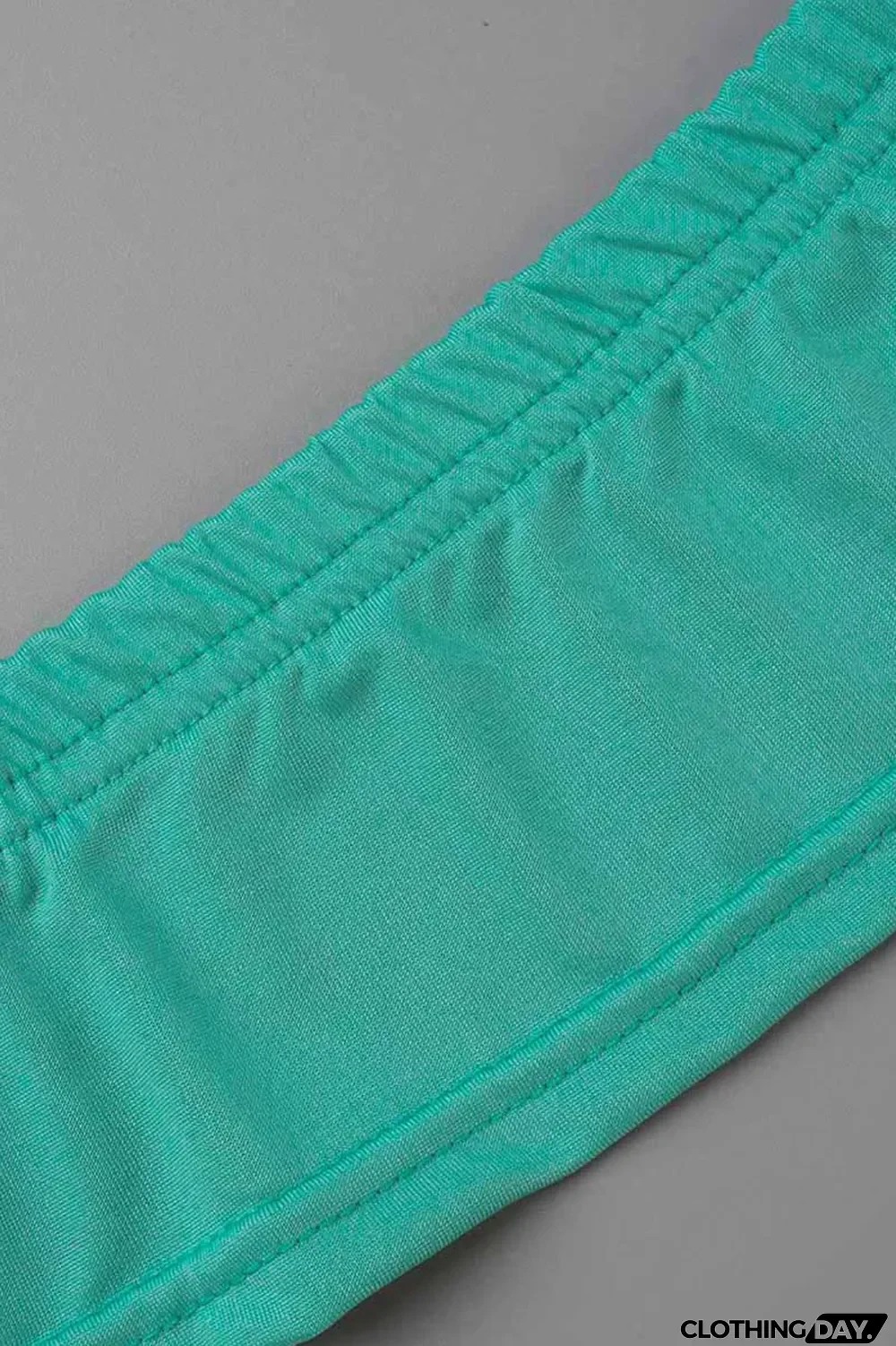 Green Fashion Street Print Patchwork Halter Sleeveless Two Pieces