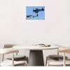 Avion de chasse - Panneaux en &eacute;tain m&eacute;tallique(20*30cm/30*40cm) - Garage