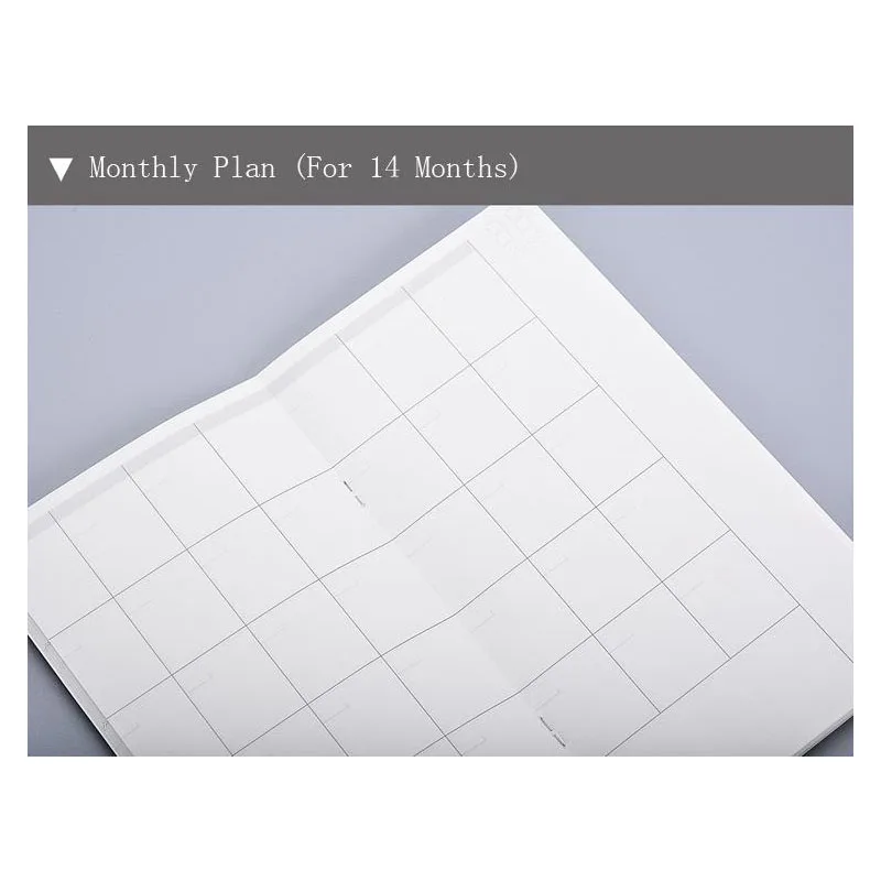 Fromthenon Traveler's Notebook Refill Schedule Notebook Portable Notepad Diary Weekly Planner Organizer Agenda Stationery Store