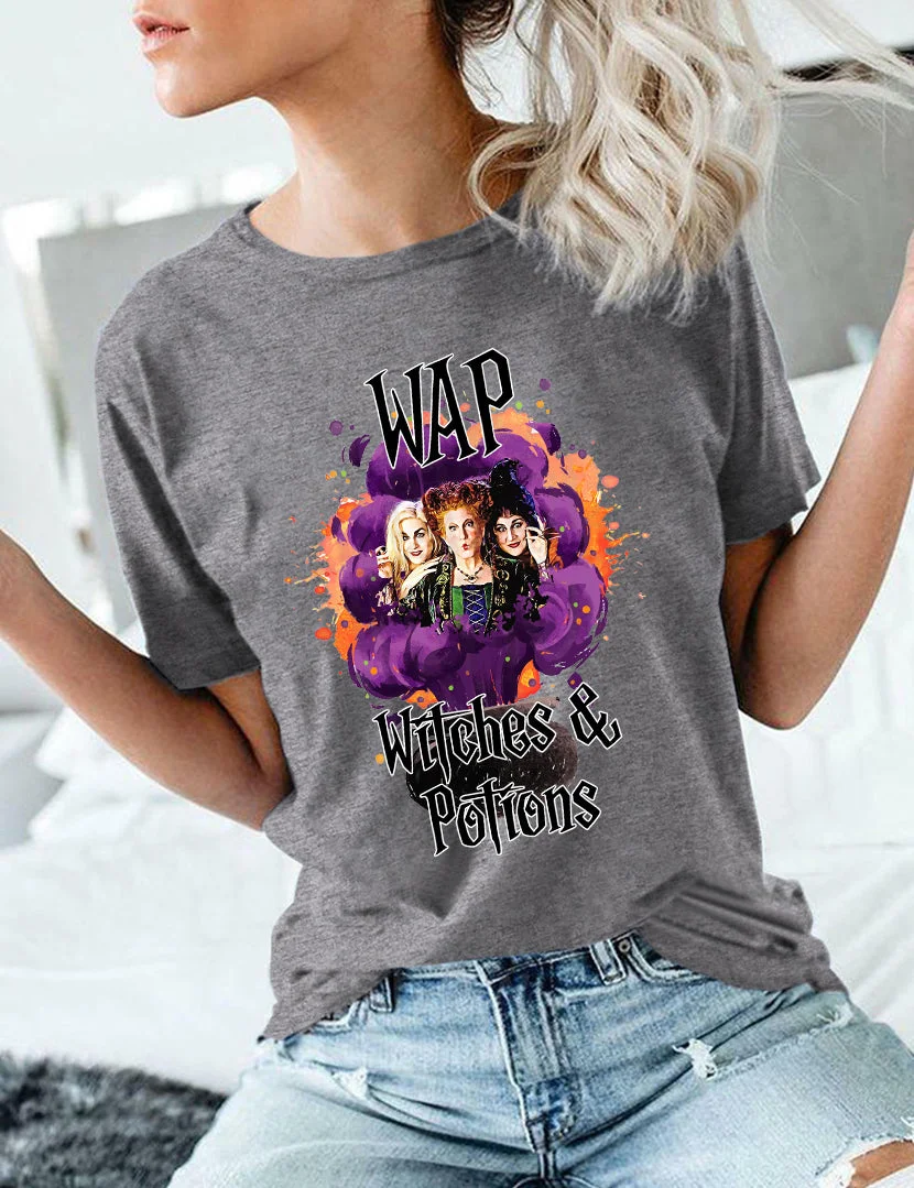 WAP Witches And Potions Halloween T-Shirt