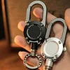 Multifunctional Mountaineering Buckle Keychain Aluminum Alloy Load-Bearing 90KG High-Quality Retractable 80CM Kevlar Rope