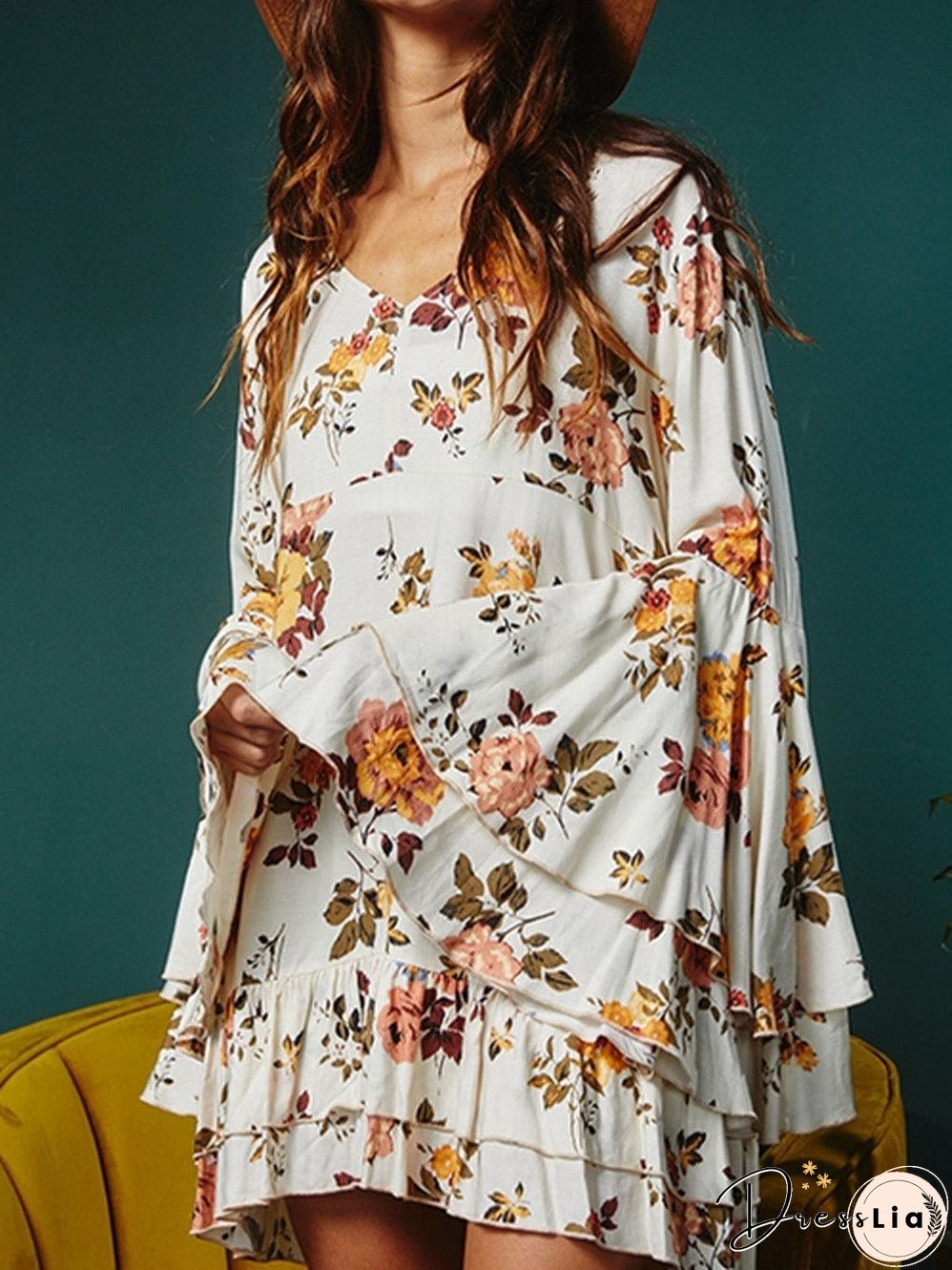 Elegant Floral Dress