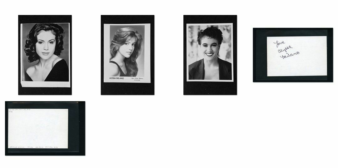 Alyssa Milano - Signed Autograph and Headshot Photo Poster painting set - Charmed