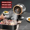 Desktop Range Hood Kitchen Exhaust Fan Height Angle Adjustment Mini Cooker Hood