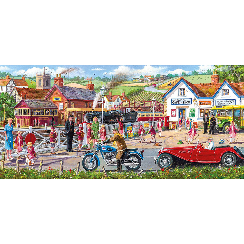 

Visitors To Park-Round Drill Diamond Painting-85*40CM, 501 Original