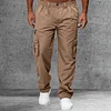 Gioiacombo&trade; Pantaloni cargo dritti larghi multitasche casual da uomo
