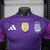 Joyfball 2025 Player Version Argentina Purple Football Shirt 1:1 Thai Quality（The player version jersey is a bit tight, please pay attention to the size selection）