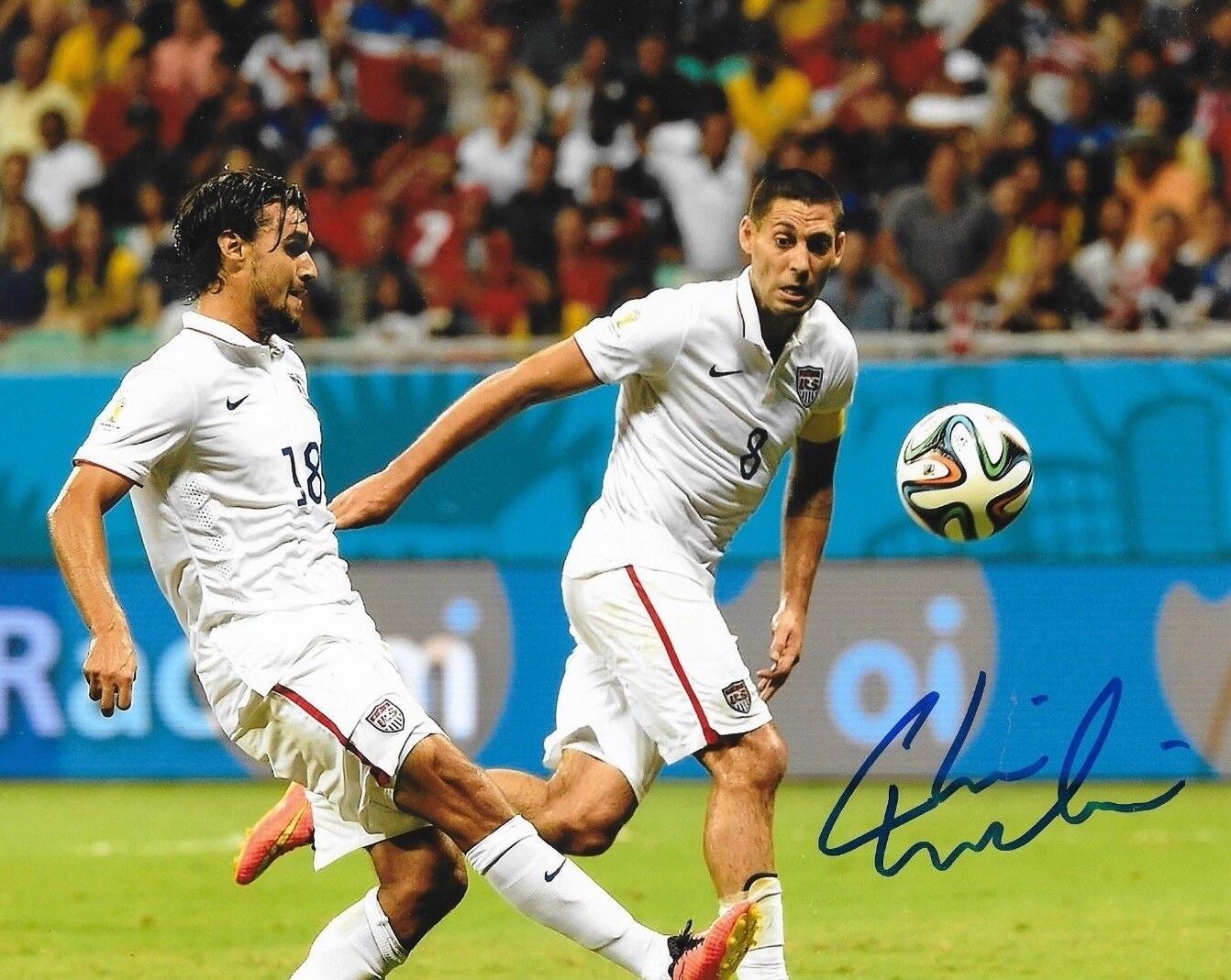 Chris Wondolowski San Jose Earthquakes signed Team USA 8x10 Photo Poster painting autographed