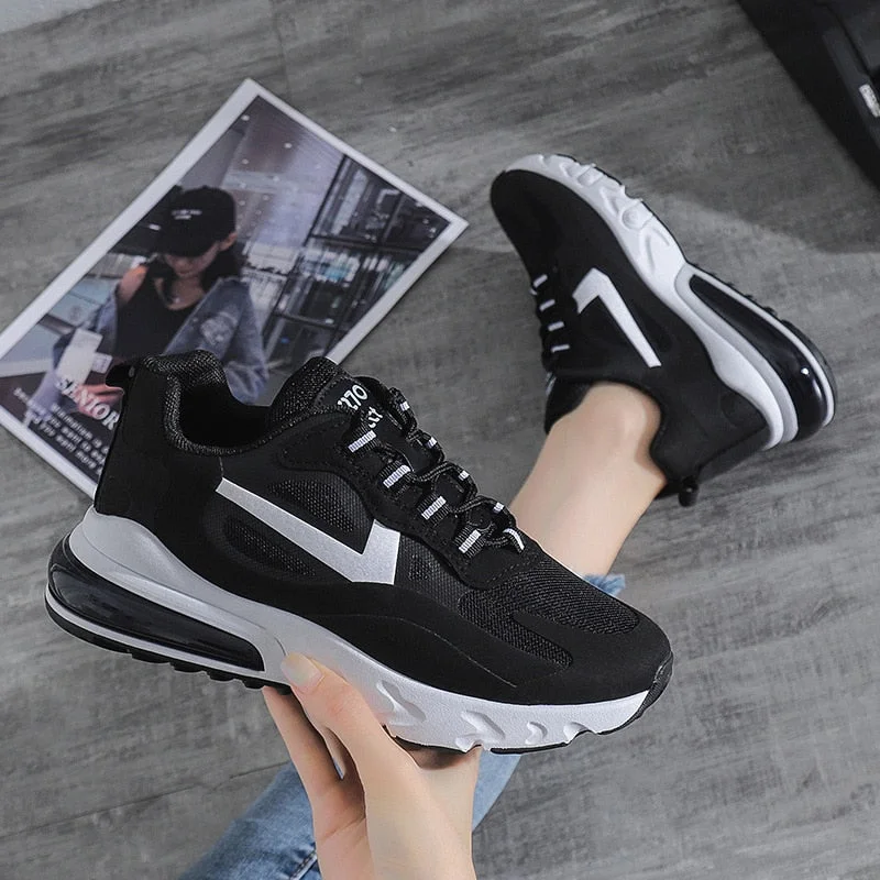 HKXN 2020 Spring New Style Women Shoes Students Daddy Shoes Sports Shoes Breathable Color Matching Women' Sneakers Y2