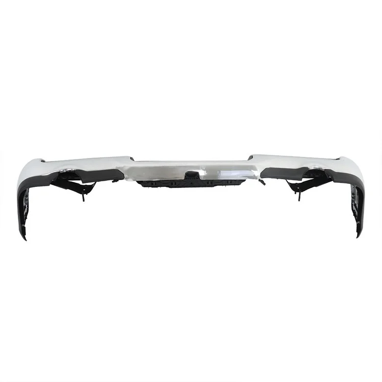 SEBLAFF New Chrome Steel Rear Step Bumper Assembly Replacement for 1999-2007 F250 F350 Super Duty 11070239