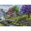 Kasuga Hut-11CT Stamped Cross Stitch 60*45cm/23.62*17.72in(Big Size) tapestrymarket