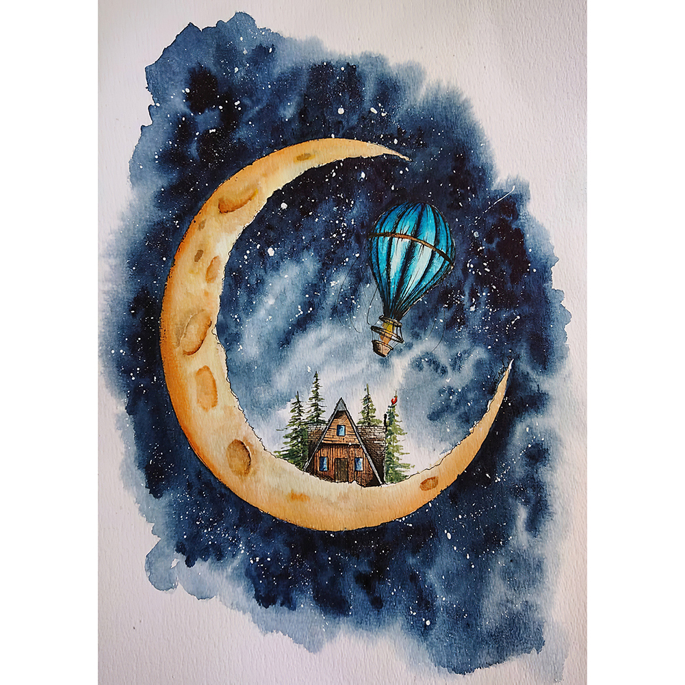 

Hot Air Balloon - Round Drill Diamond Painting - 30*40CM, 501 Original