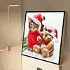 Diamond Painting -DIY Full Round Drill Christmas Cat Bear