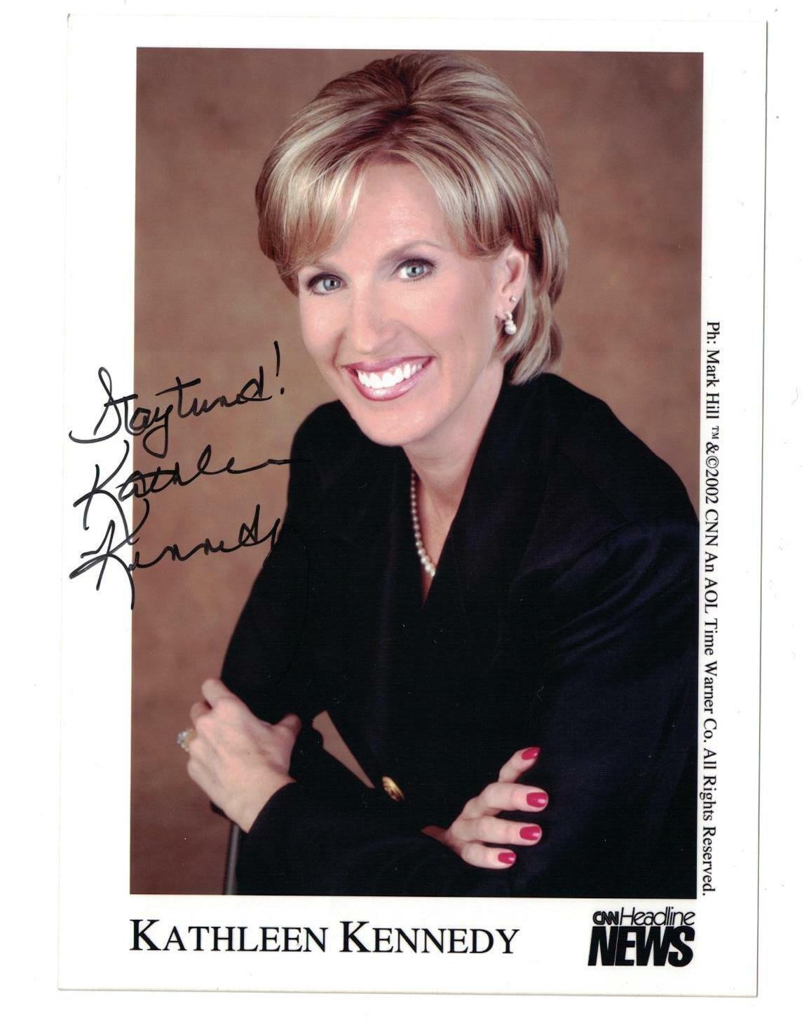 Kathleen Kennedy Signed Autographed 5 x 7 Photo Poster painting CNN News Broadcaster