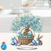 Diamond Painting Acrylic Easter Tree Tabletop Ornaments Decorations for Adult Beginner Home Decor DIY Crafts Gift