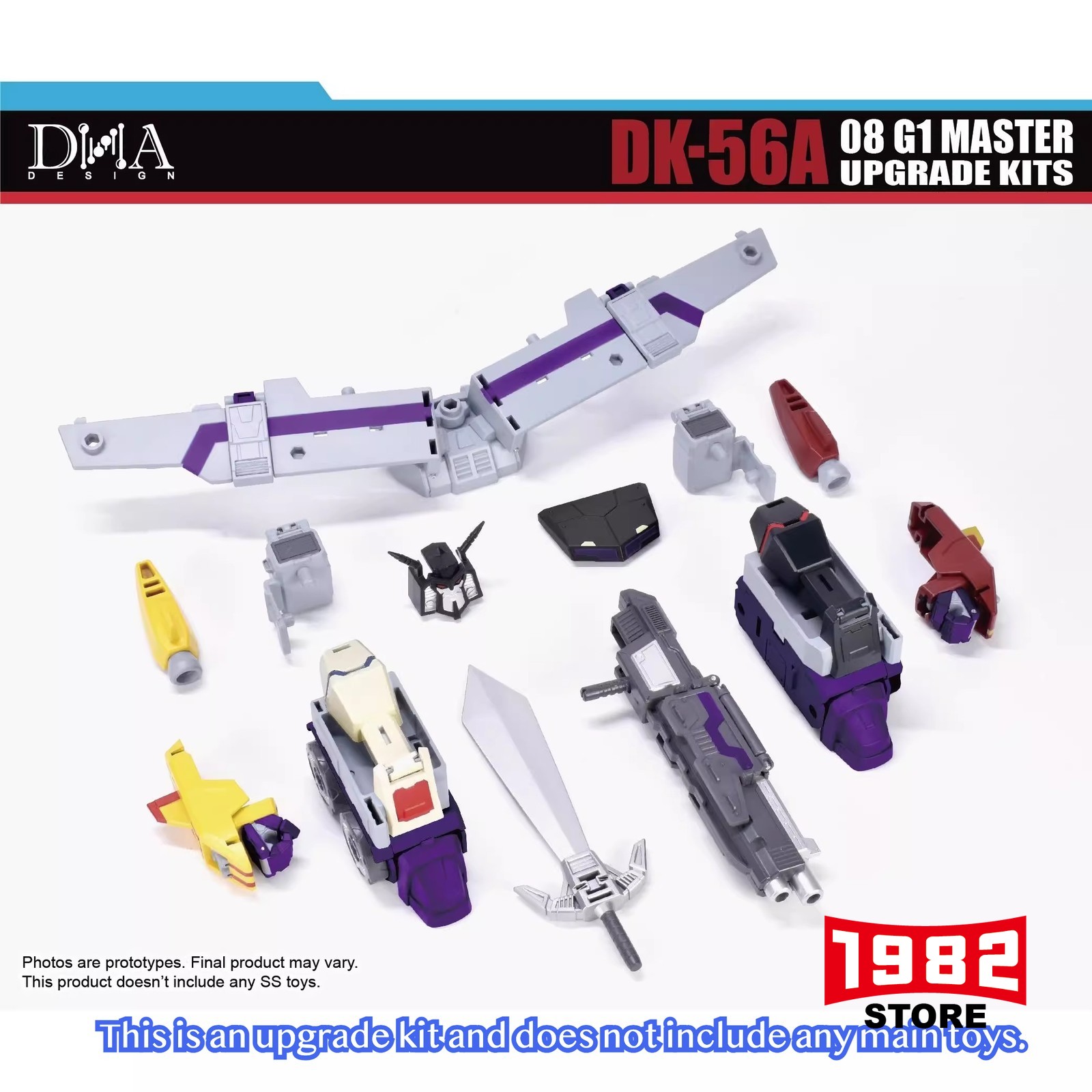 DNA DK-56A 08 Animation G1 Upgrade Kit for Motormaster V Transformers Action Figure Accessory Enhanced Parts Premium Craftsmanship
