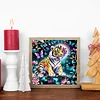 DIY Partial Special Shaped Drill Diamond Painting-Tiger