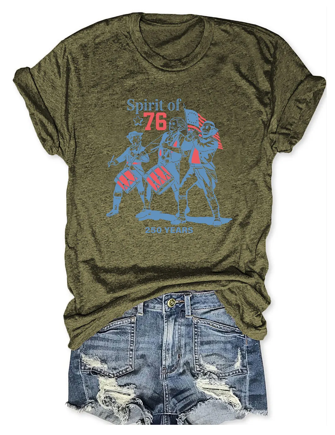 Spirit Of 76 USA 250 Years T-shirt