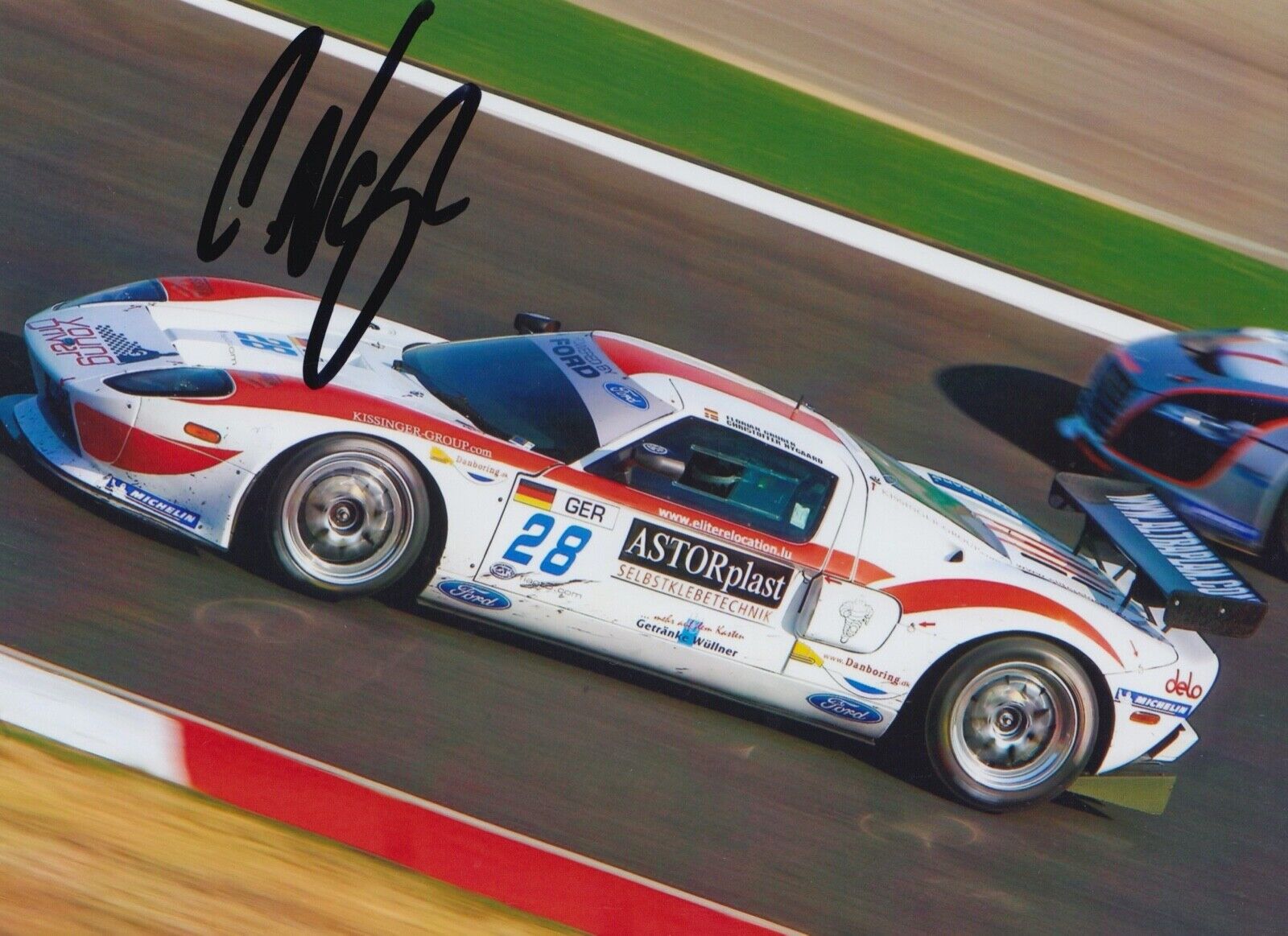 Christoffer Nygaard Hand Signed 7x5 Photo Poster painting - FIA GT Championship 2.