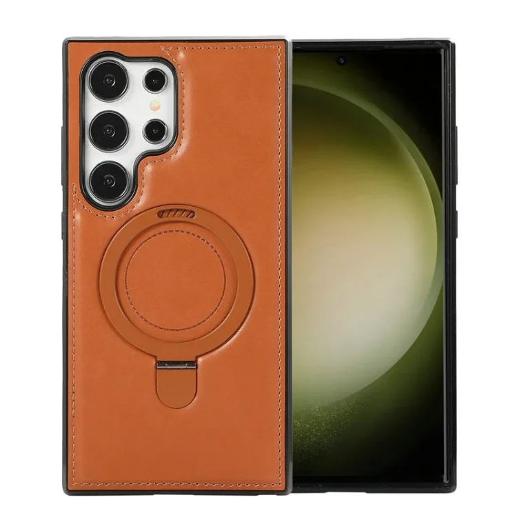 🎄Samsung Luxurious Leather Magnetic Case with Invisible Stand