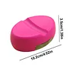 Magnetic Sewing Pincushion with Drawer Magnetic Pin Holder with Strong Magnet Oval Design for Sewing Quilting Pins Paper Clips Screws