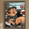 Diamond Painting -DIY Round Drill Happiness Fat Woman