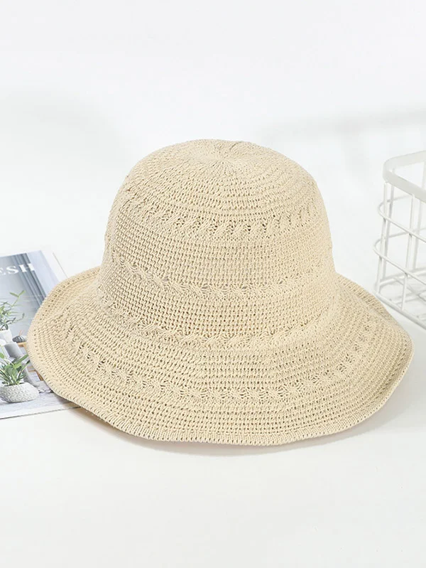 Leisure Solid Sun-Protection Dome Hat