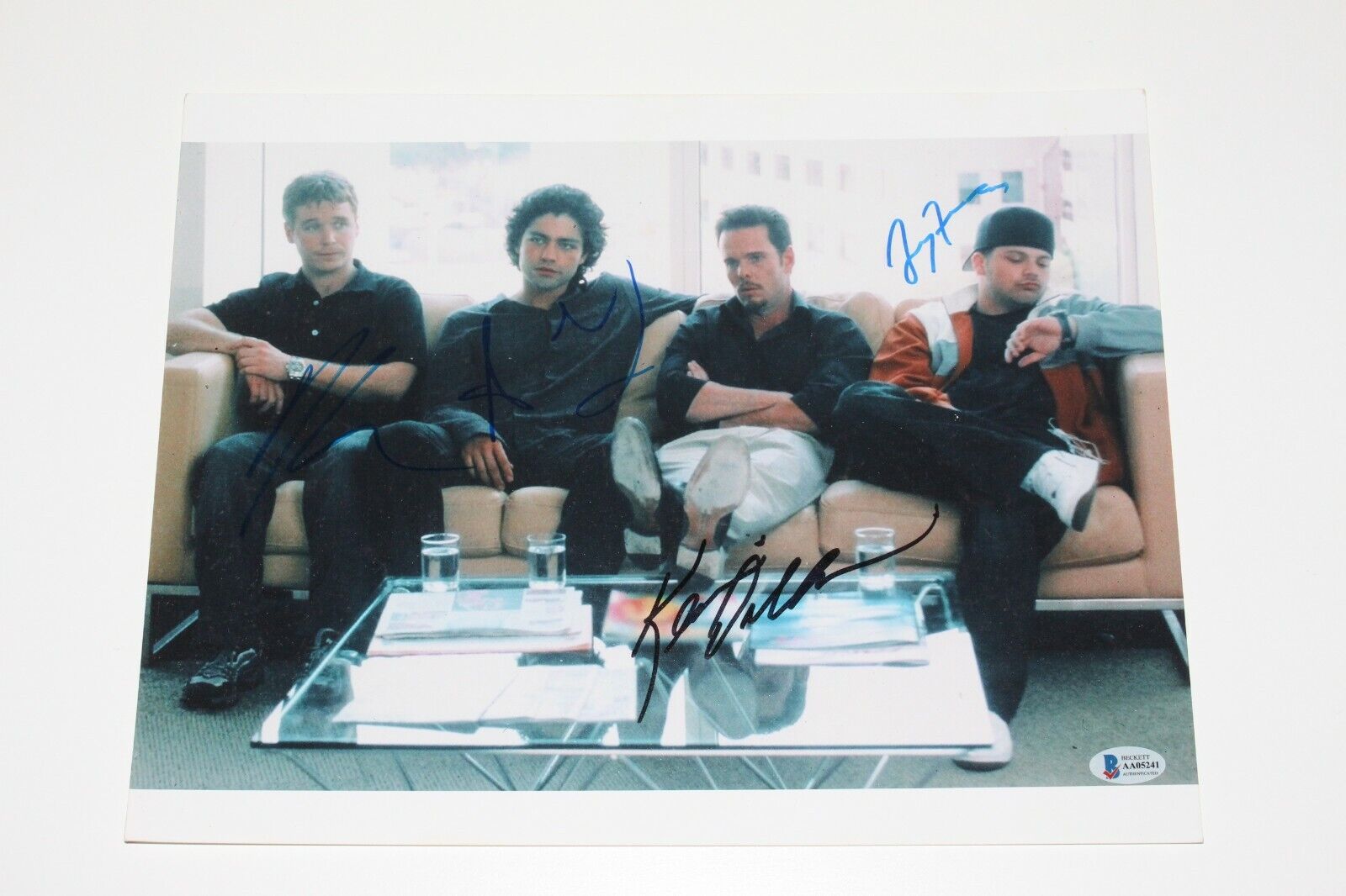 ENTOURAGE CAST SIGNED 11x14 Photo Poster painting x4 BECKETT COA VINNY CHASE DRAMA E TURTLE BAS