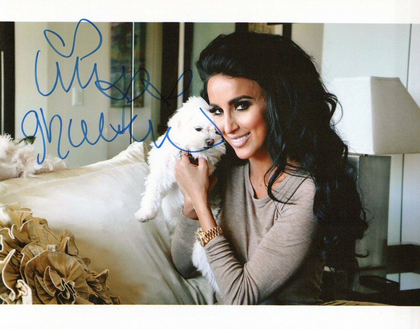 Lilly Ghalichi glamour shot autographed Photo Poster painting signed 8x10 #1