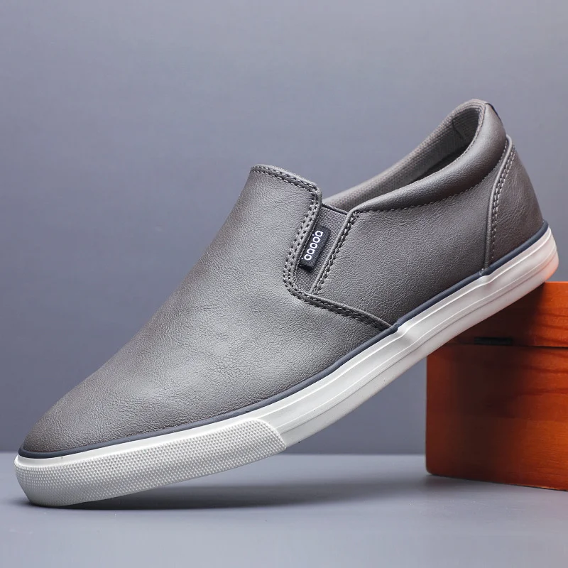 Yyvonne BM-021 Men's Shoes Autumn New Men's Hanbike Pedal Shoes Casual Leather Shoes