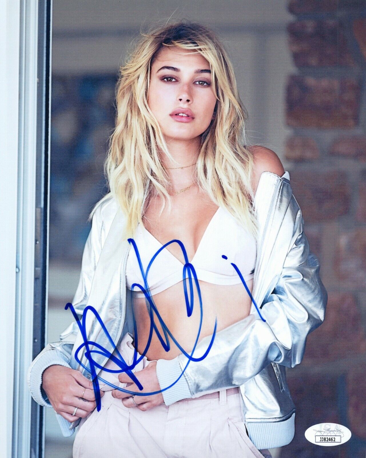 HAILEY BALDWIN Authentic Hand-Signed Sexy - Drop The Mic