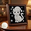 12Pcs DIY Pearl Painting Animal for Home Wall Decor(15x15cm)