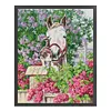 Pony And Cat-14CT Stamped Cross Stitch 36*44cm/14.17*17.32in tapestrymarket