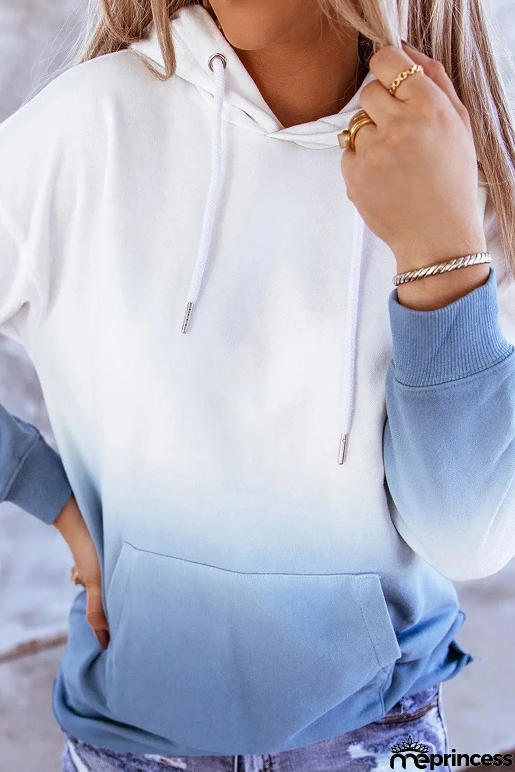 Gradient Long Sleeve Hoodie