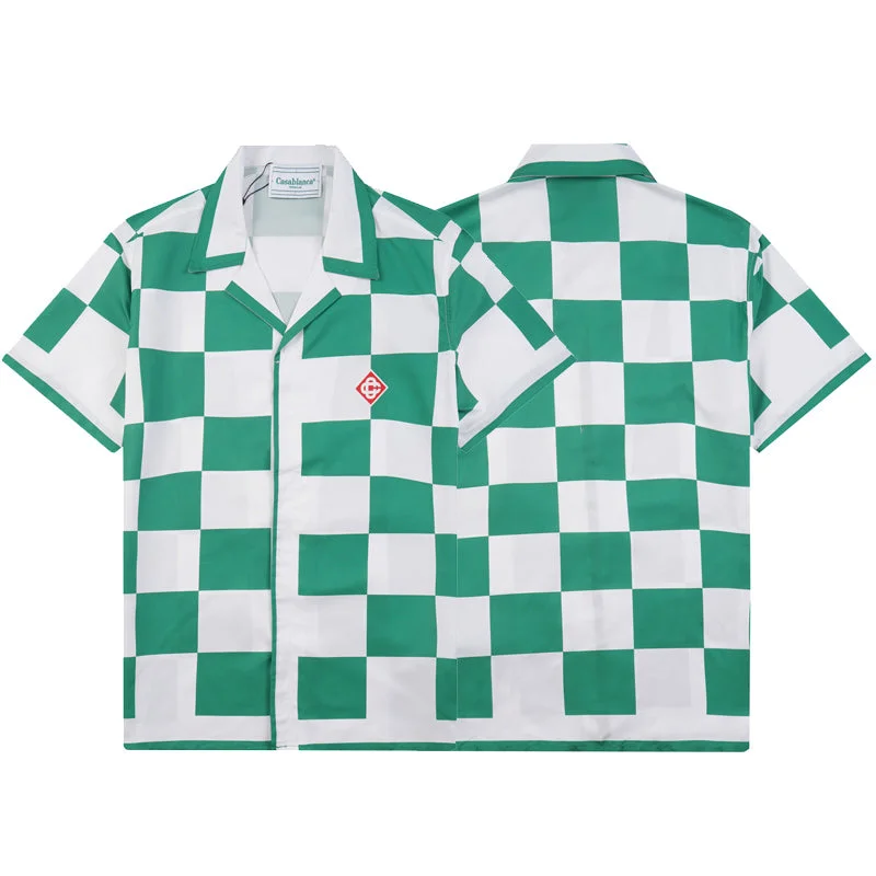 Casablanca 2023 new silk short-sleeved shirt
