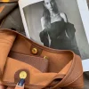 High-end niche design single shoulder crossbody bucket bag/tote bag for commuting
