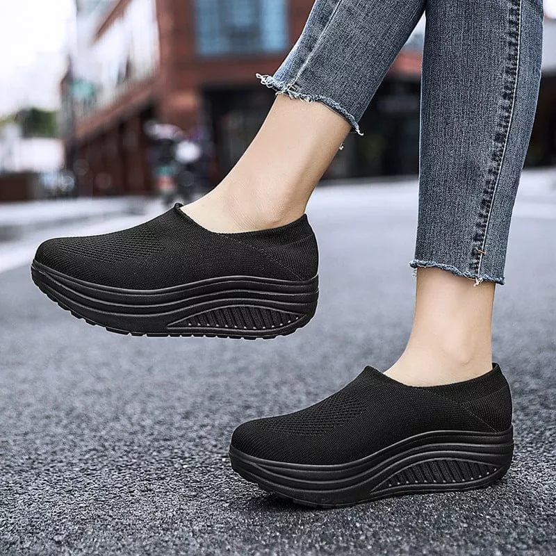 [#1 TRENDING SUMMER 2022] WOMEN'S ARCH SUPPORT & BREATHABLE SLIP ON WALKING SHOES - PROVEN PLANTAR FASCIITIS, FOOT AND HEEL PAIN RELIEF