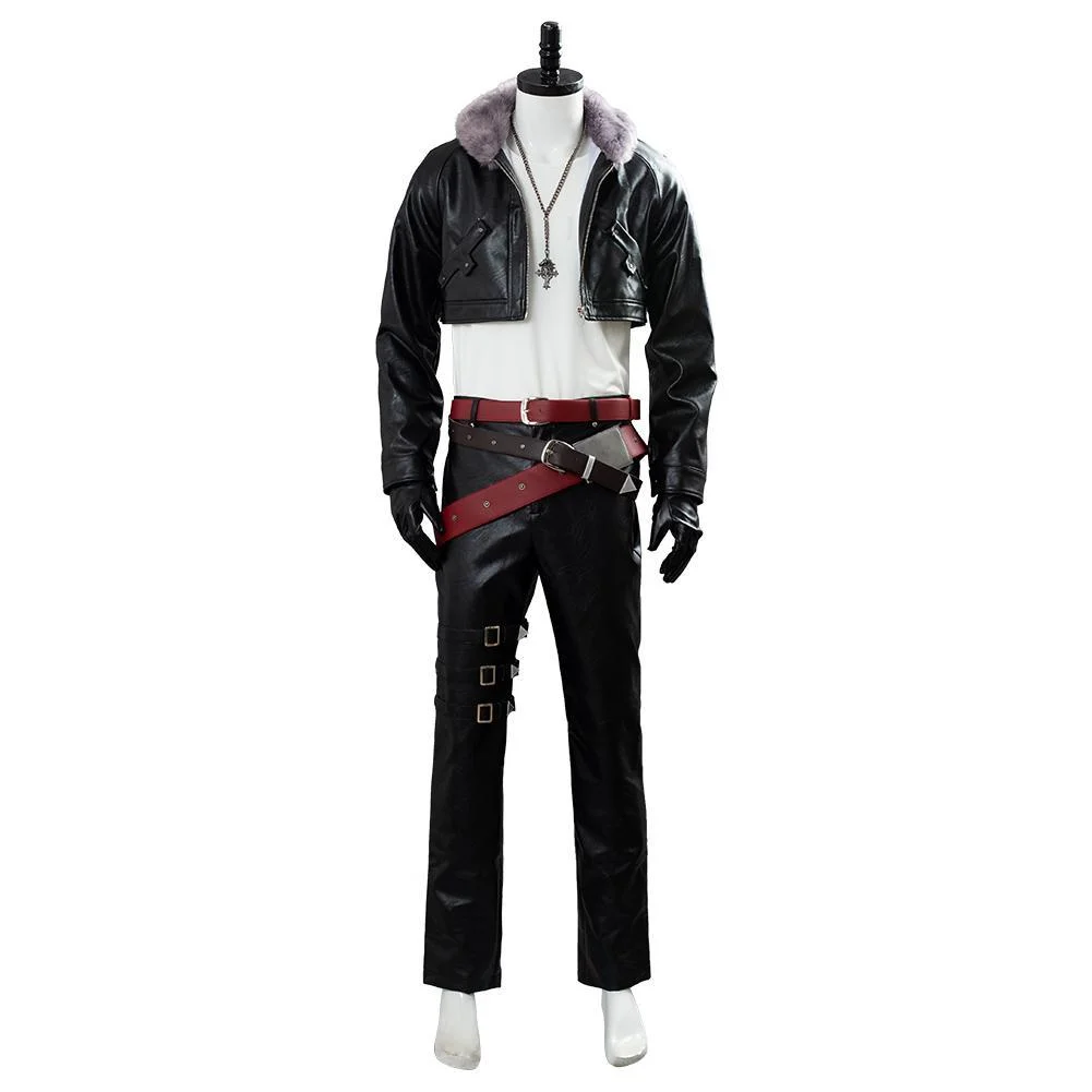 final fantasy  remastered squall leonhart suit cosplay costume