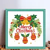 Christmas Bells-11CT Stamped Cross Stitch 24*24cm/9.45*9.45in tapestrymarket