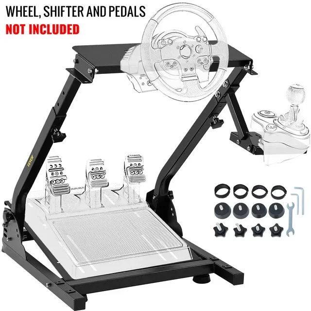 VEVORbrand Racing Simulator Cockpit Steering Wheel Stand For Logitech G29 PS4 G920 Xbox PS4, Wheel Pedals NOT Included