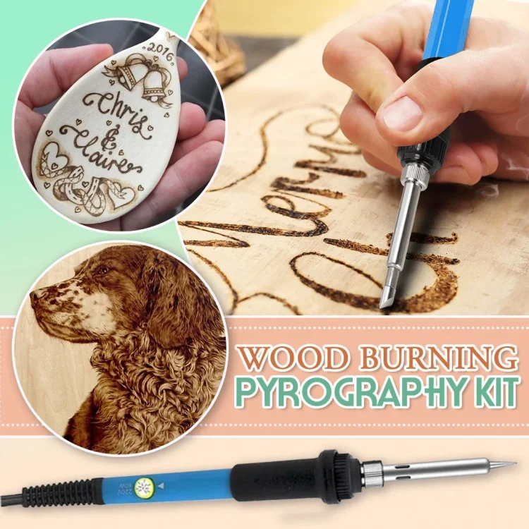 (Last Day Promotions-50% OFF)WOOD BURNING PYROGRAPHY KIT