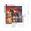 Diamond Painting-5D Full Round Drill Horse