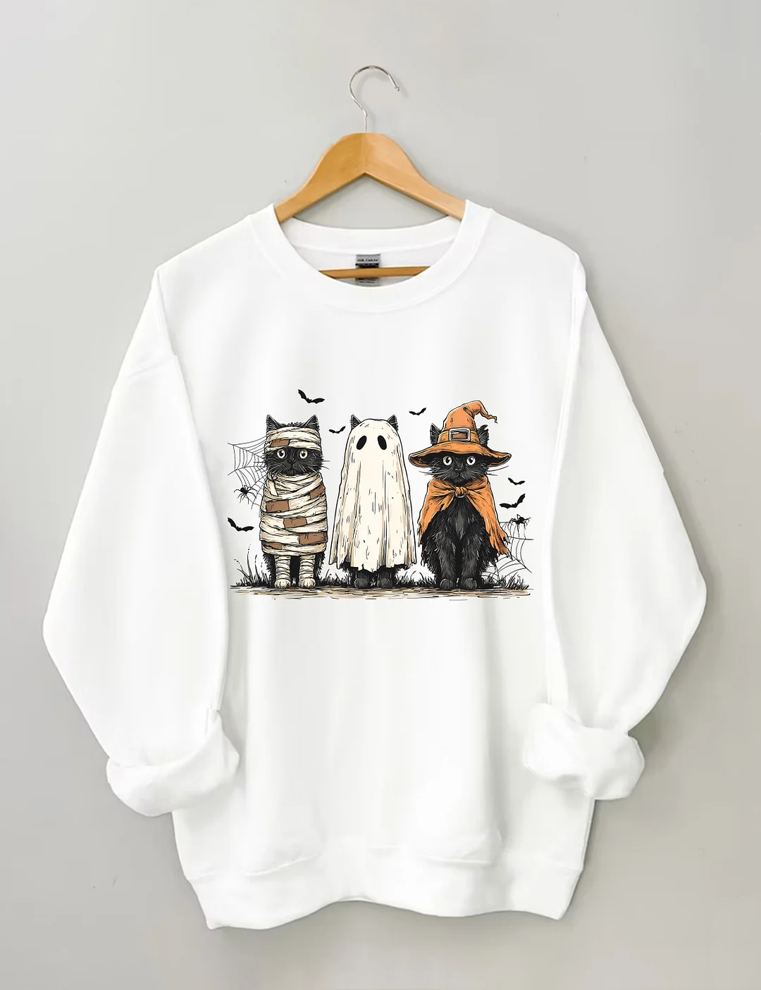 Black Cat Pumpkin Sweatshirt